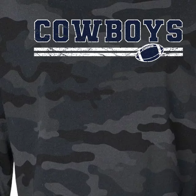 Cowboys Fan Cropped Pullover Crew