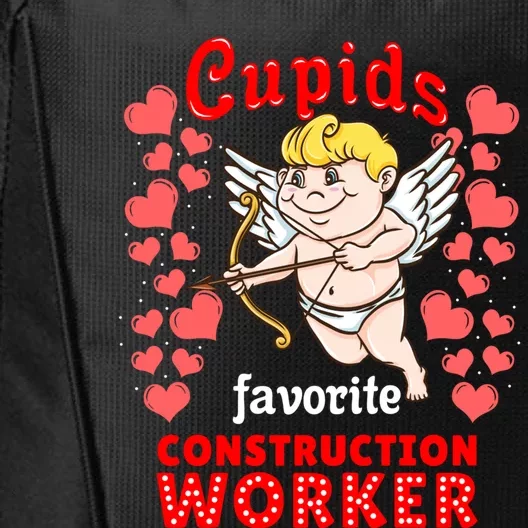 Cupids Favorite Construction Worker Valentines Day Great Gift City Backpack