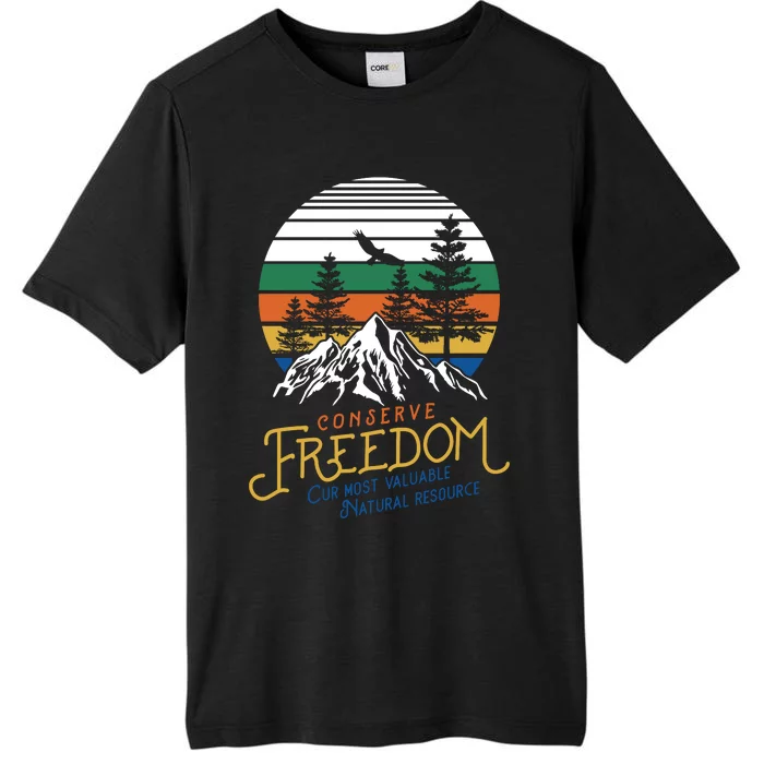 Conserve Freedom Cur Most Valuable Natural Resource ChromaSoft Performance T-Shirt