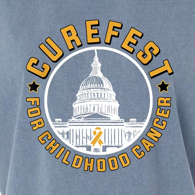 Curefest For Childhood Cancer 2024 Garment-Dyed Women's Muscle Tee