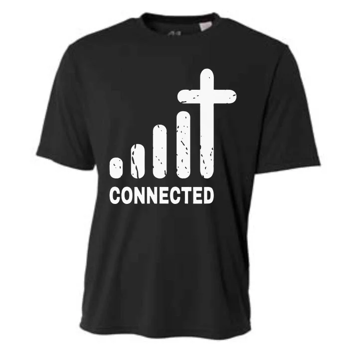 Connected Funny Christian Jesus Christ Bible Church Peace Cooling Performance Crew T-Shirt