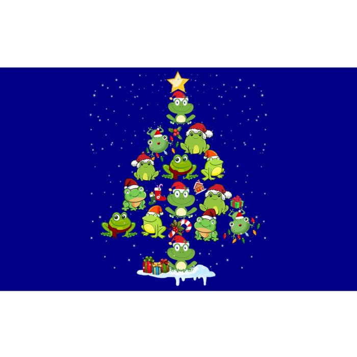 Cute Frog Christmas Tree Decor Xmas Tree Gift Bumper Sticker