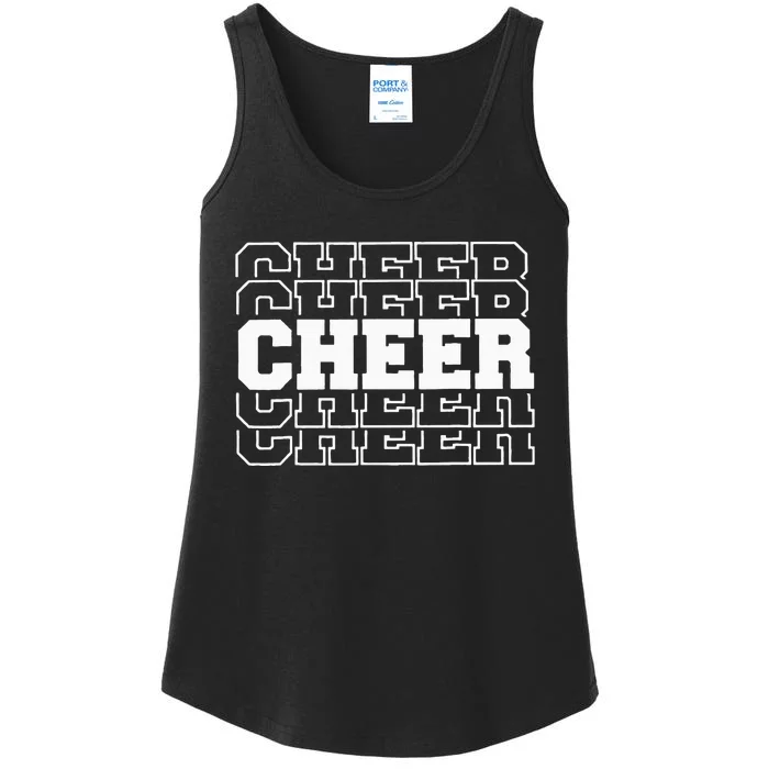 Cheerleading For Cheerleader Squad Ladies Essential Tank