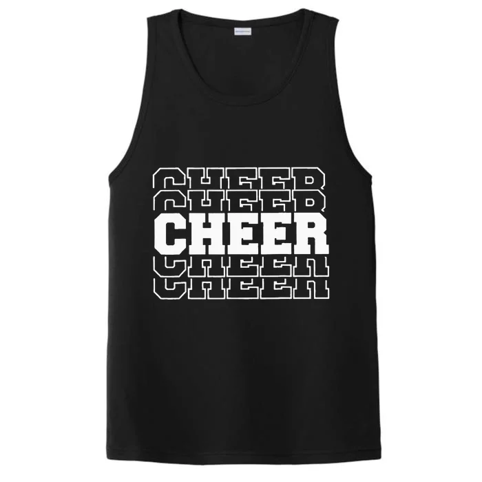 Cheerleading For Cheerleader Squad Performance Tank