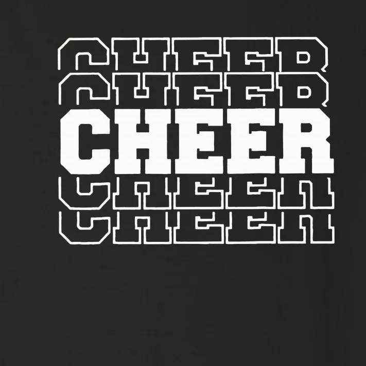 Cheerleading For Cheerleader Squad Toddler Long Sleeve Shirt