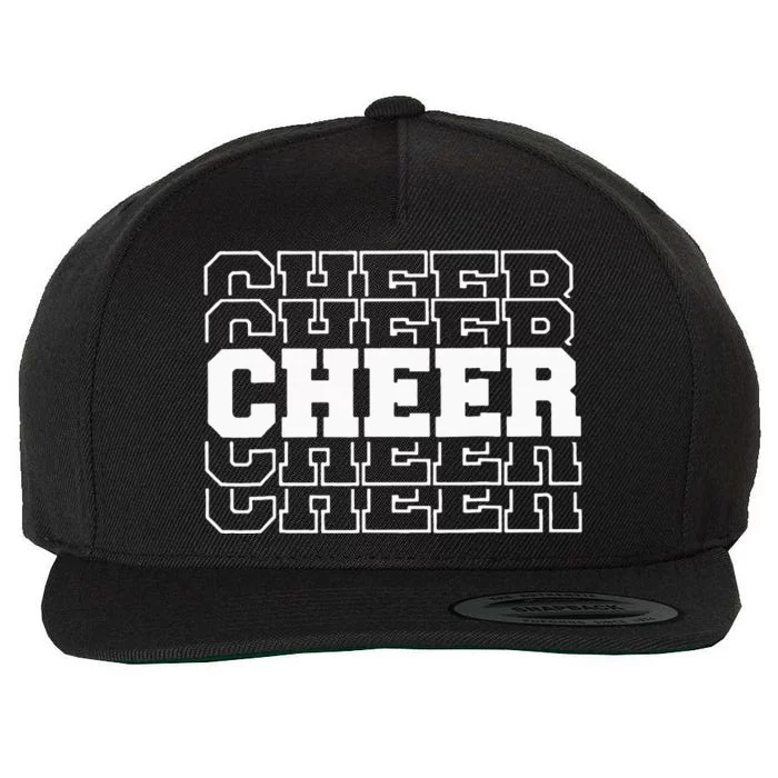 Cheerleading For Cheerleader Squad Wool Snapback Cap