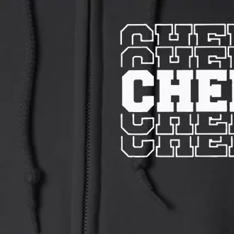 Cheerleading For Cheerleader Squad Full Zip Hoodie