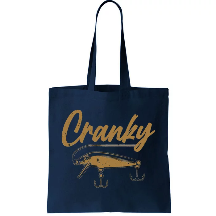 Cranky Fishing Tote Bag