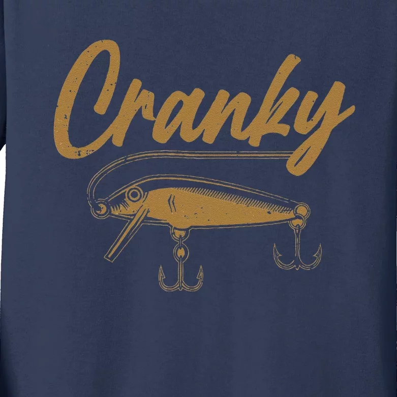 Cranky Fishing Kids Long Sleeve Shirt