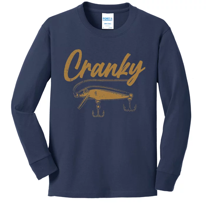 Cranky Fishing Kids Long Sleeve Shirt