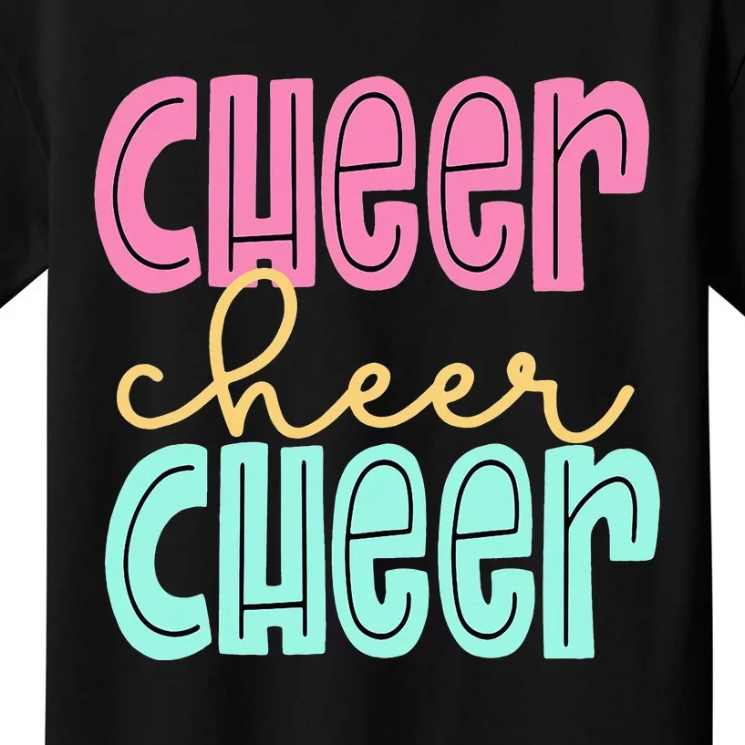 Cheerleading for Cheerleader Teen Squad Cheer Practice Kids T-Shirt