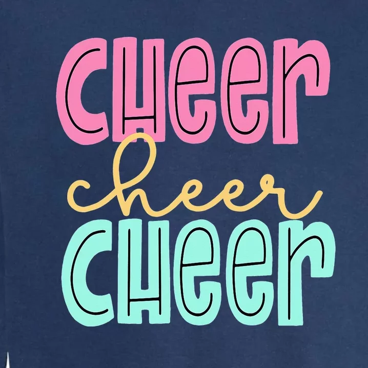 Cheerleading for Cheerleader Teen Squad Cheer Practice Garment-Dyed Sweatshirt