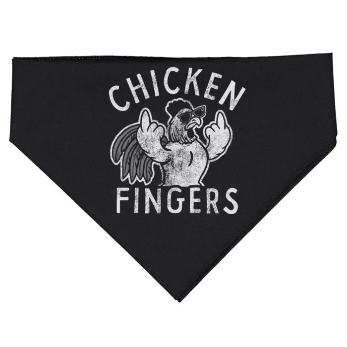 Chicken Fingers USA-Made Doggie Bandana