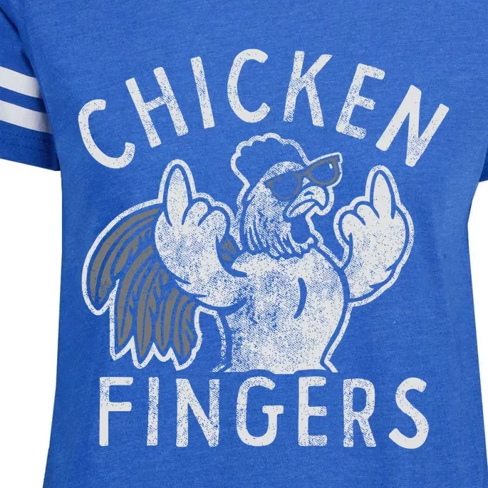 Chicken Fingers Enza Ladies Jersey Football T-Shirt