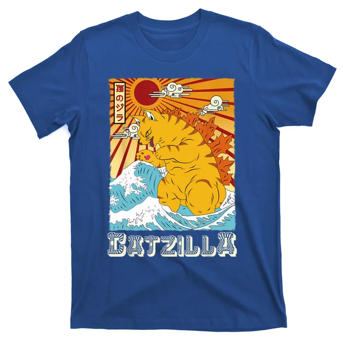 Catzilla Funny Cat Design, Funny Cat Cloth, Cat Lovers T-Shirt