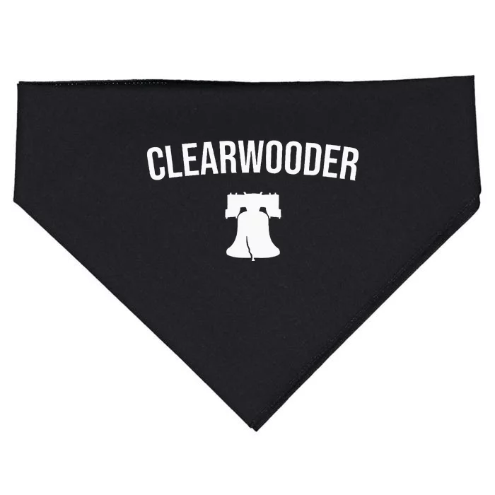 Clearwooder Florida Clearwater Funny Philadelphia USA-Made Doggie Bandana