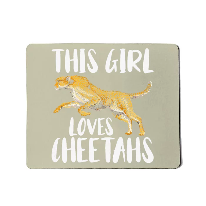 Cheetah Funny Cat Lover This Loves Cheetahs Mousepad