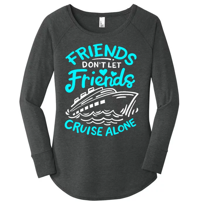 Cruise Friends Cruise Vacation Women's Perfect Tri Tunic Long Sleeve Shirt