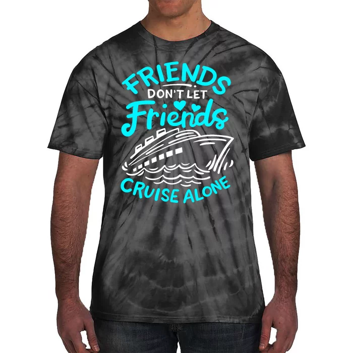 Cruise Friends Cruise Vacation Tie-Dye T-Shirt