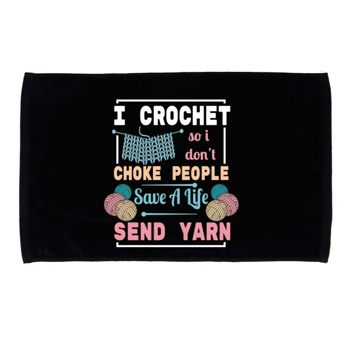 Crocheting For Crocheting Sewing Lover Gift Microfiber Hand Towel