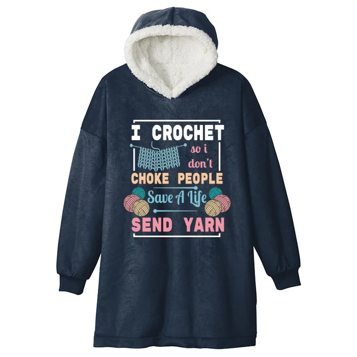 Crocheting For Crocheting Sewing Lover Gift Hooded Wearable Blanket