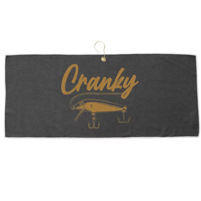 Cranky Fishing Large Microfiber Waffle Golf Towel