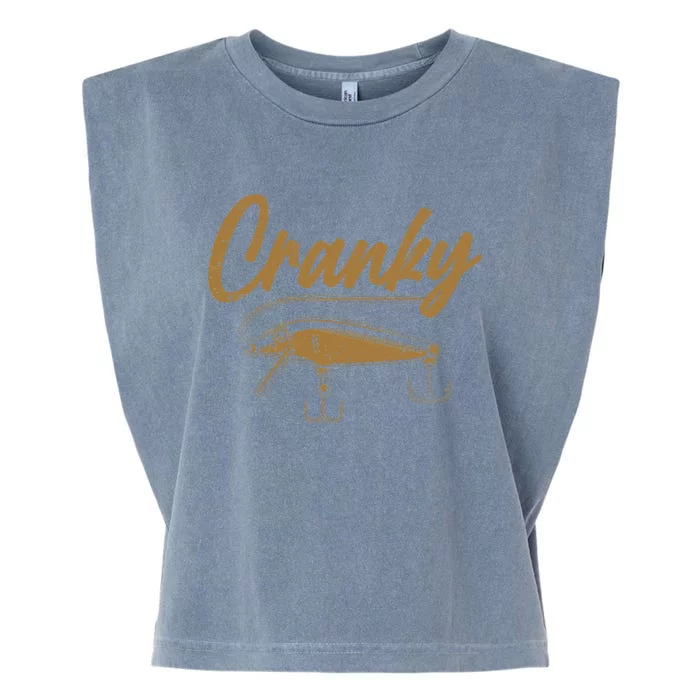 Cranky Fishing Garment-Dyed Women's Muscle Tee