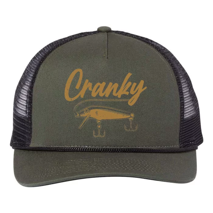 Cranky Fishing Retro Rope Trucker Hat Cap