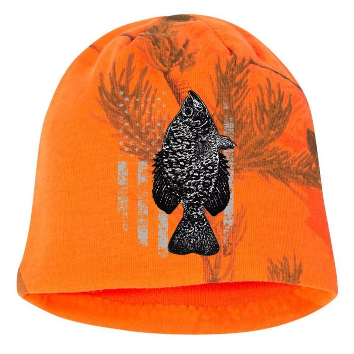 Crappie Flag Crappie Fishing Flag Kati - Camo Knit Beanie