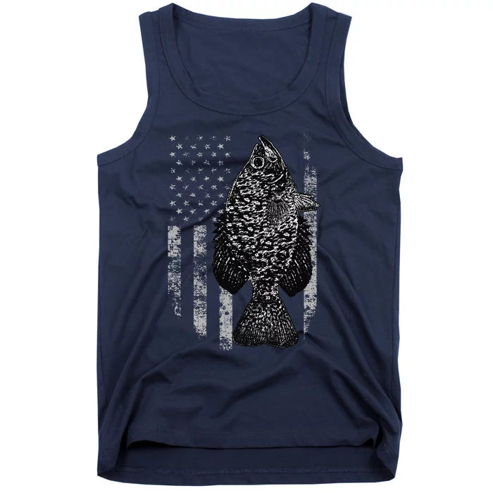 Crappie Flag Crappie Fishing Flag Tank Top