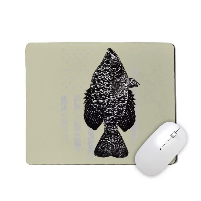 Crappie Flag Crappie Fishing Flag Mousepad