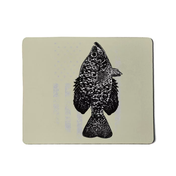 Crappie Flag Crappie Fishing Flag Mousepad