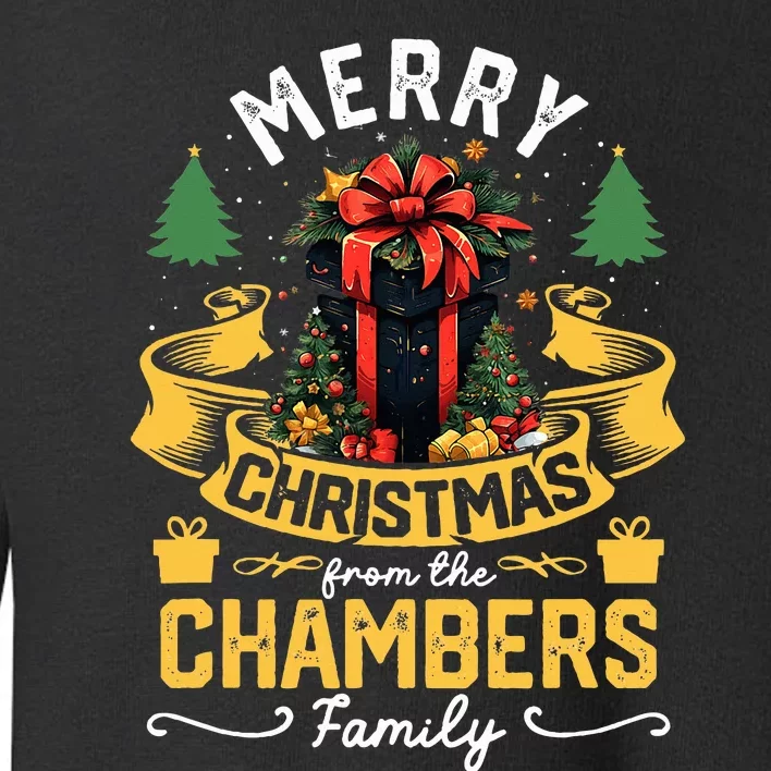 Chambers Family Christmas Costume Group Matching Xmas Party Toddler Sweatshirt