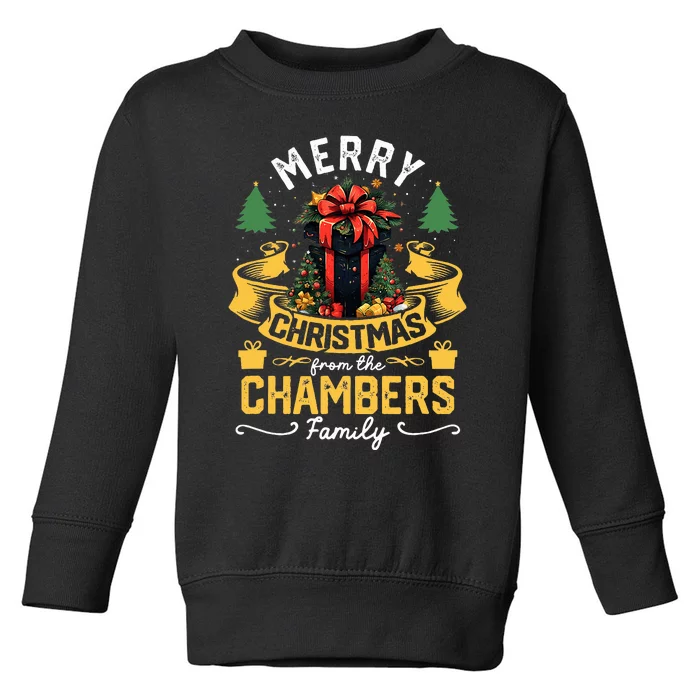 Chambers Family Christmas Costume Group Matching Xmas Party Toddler Sweatshirt