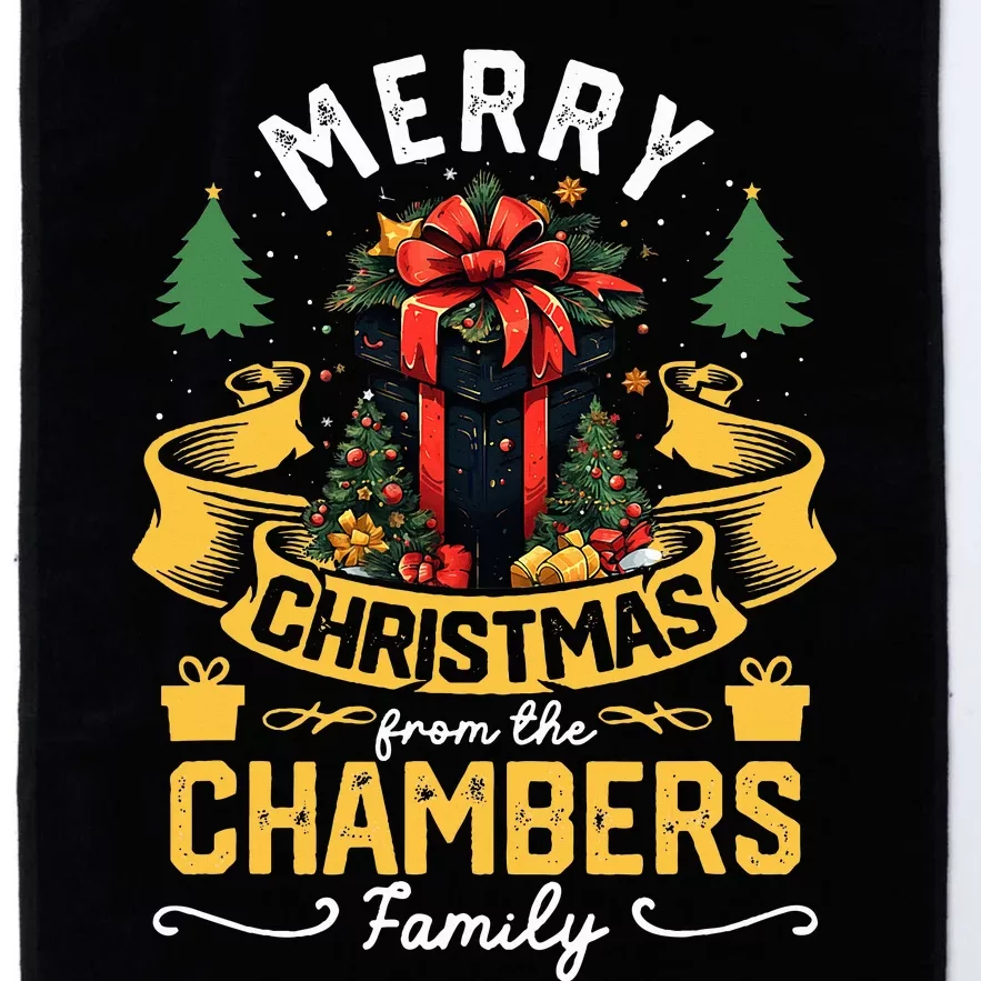 Chambers Family Christmas Costume Group Matching Xmas Party Platinum Collection Golf Towel