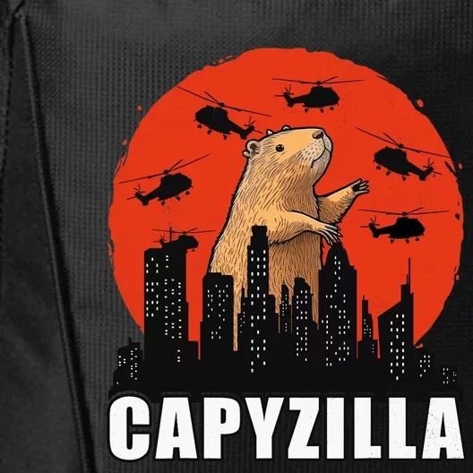 Capybara Funny Capybara Rodent Capyzilla Funny City Backpack