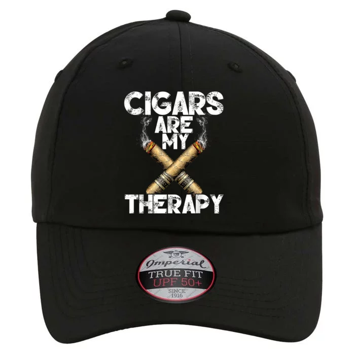 Cool Funny Cigar For Men Cigars Are My Therapy The Original Performance Cap