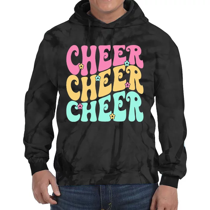 Cheerleading For Cheerleader Squad Girl Teen Cheer Practice Tie Dye Hoodie