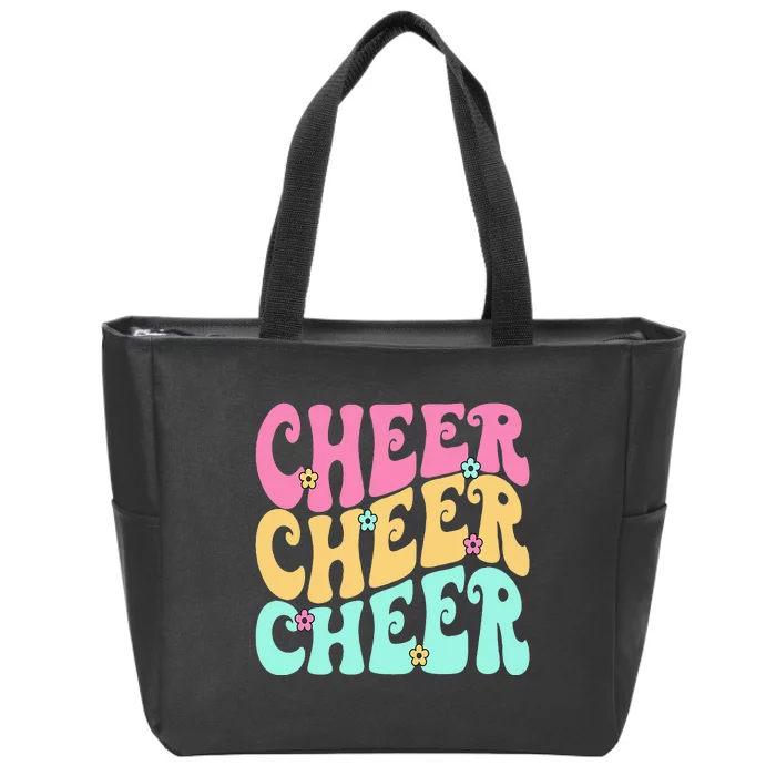 Cheerleading For Cheerleader Squad Girl Teen Cheer Practice Zip Tote Bag