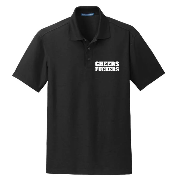 Cheers Fuckers Dry Zone Grid Performance Polo