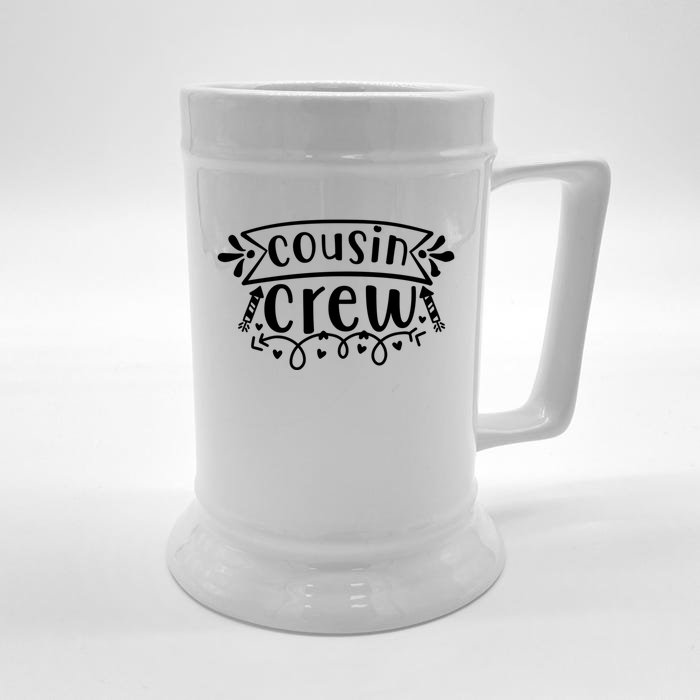 Cousin Funny Cousin Crew Gift Front & Back Beer Stein