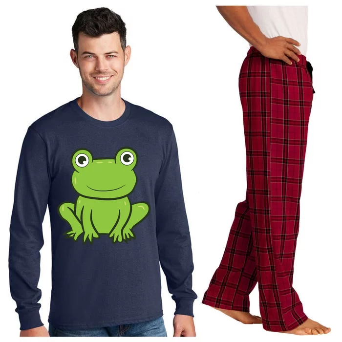 Cool Frog Costume Cute Frog Animal Funny Frog Lover Gift Long Sleeve Pajama Set