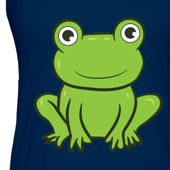 Cool Frog Costume Cute Frog Animal Funny Frog Lover Gift Ladies Essential Flowy Tank