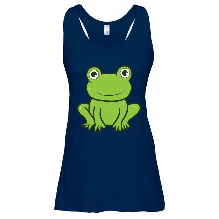 Cool Frog Costume Cute Frog Animal Funny Frog Lover Gift Ladies Essential Flowy Tank