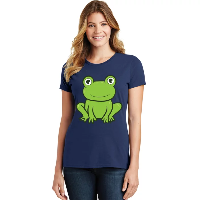 Cool Frog Costume Cute Frog Animal Funny Frog Lover Gift Women's T-Shirt