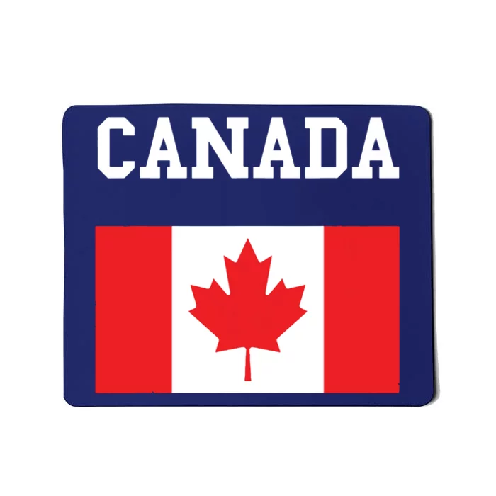 Canada Flag Canadian Flag Canadian Roots Maple Leaf Mousepad