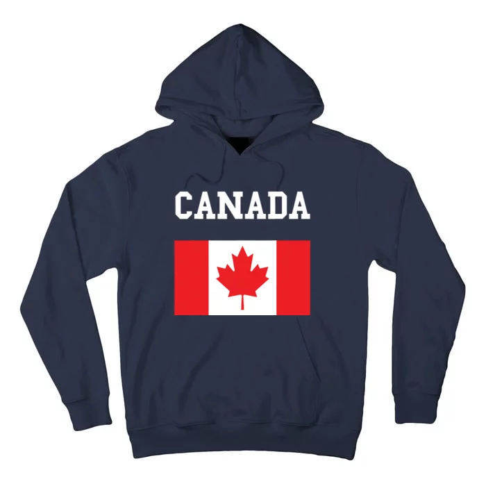 Canada Flag Canadian Flag Canadian Roots Maple Leaf Tall Hoodie