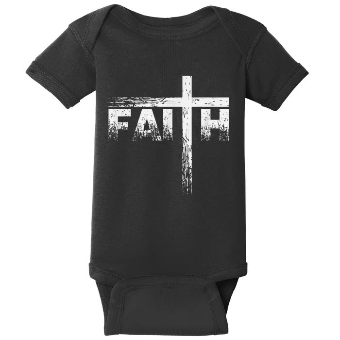 Christian Faith & Cross Christian Faith Baby Bodysuit