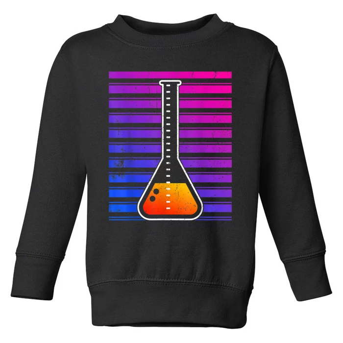 Chemistry Flask Chemical Engineer Toddler Sweatshirt