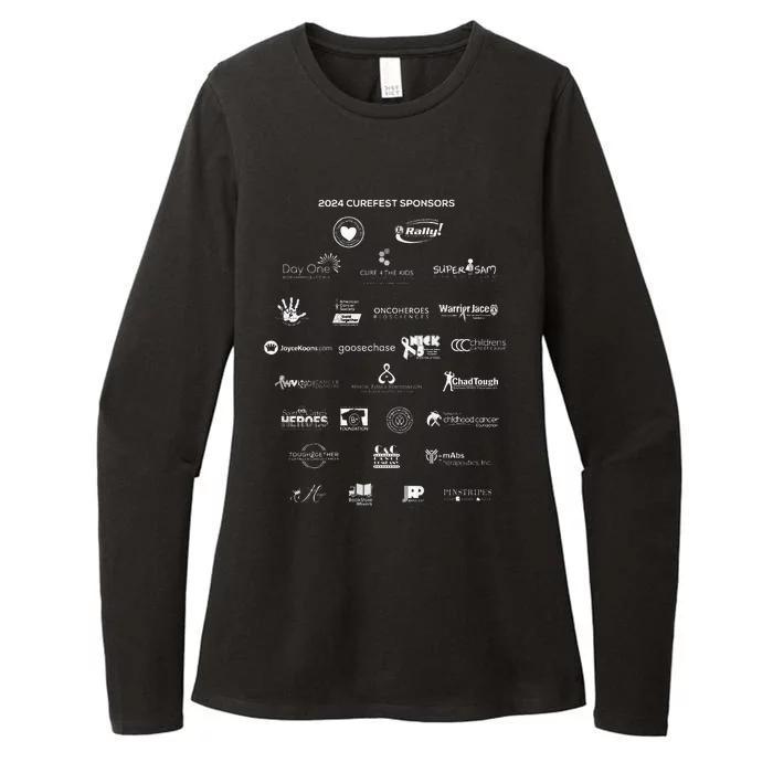 Curefest For Childhood Cancer 2024 Design 2 For Dark Fabric Womens CVC Long Sleeve Shirt